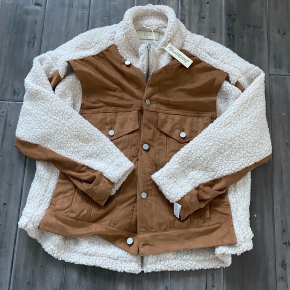 NWT BLANKNYC Mixed Media Jacket - Picture 14 of 16